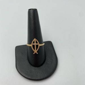 Gold Fish Symbol Ring